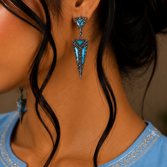 OXIDISED EARRINGS