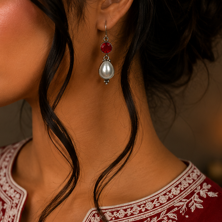OXIDISED EARRINGS
