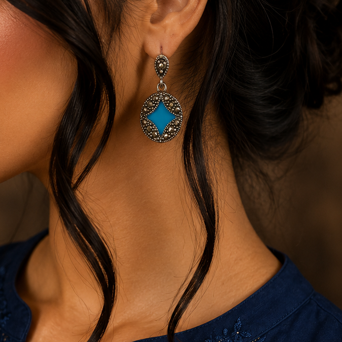 OXIDISED EARRINGS