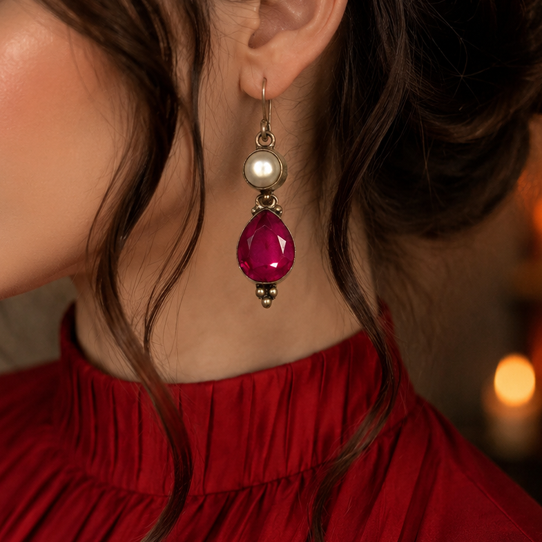 OXIDISED EARRINGS