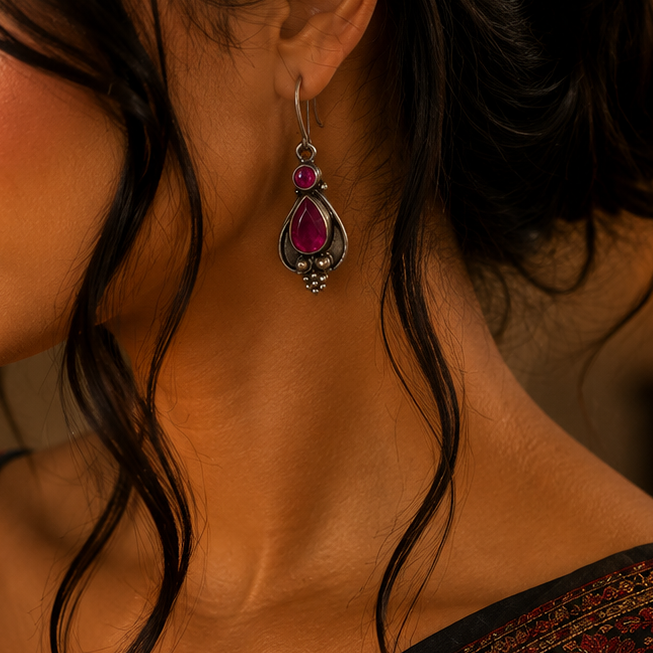 OXIDISED EARRINGS