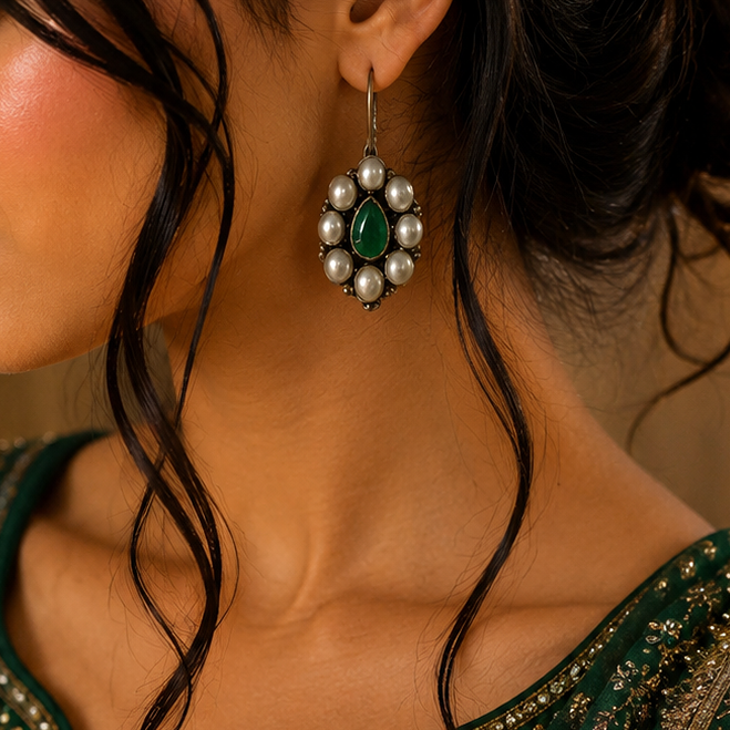 OXIDISED EARRINGS