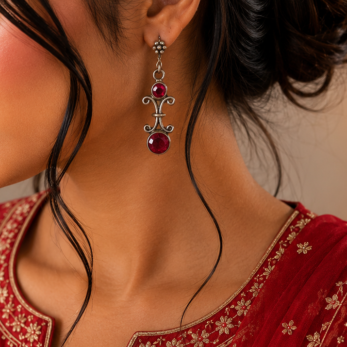OXIDISED EARRINGS