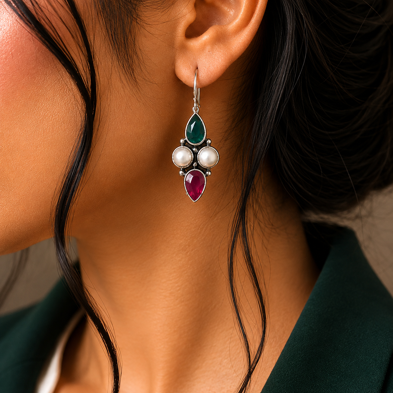 OXIDISED EARRINGS