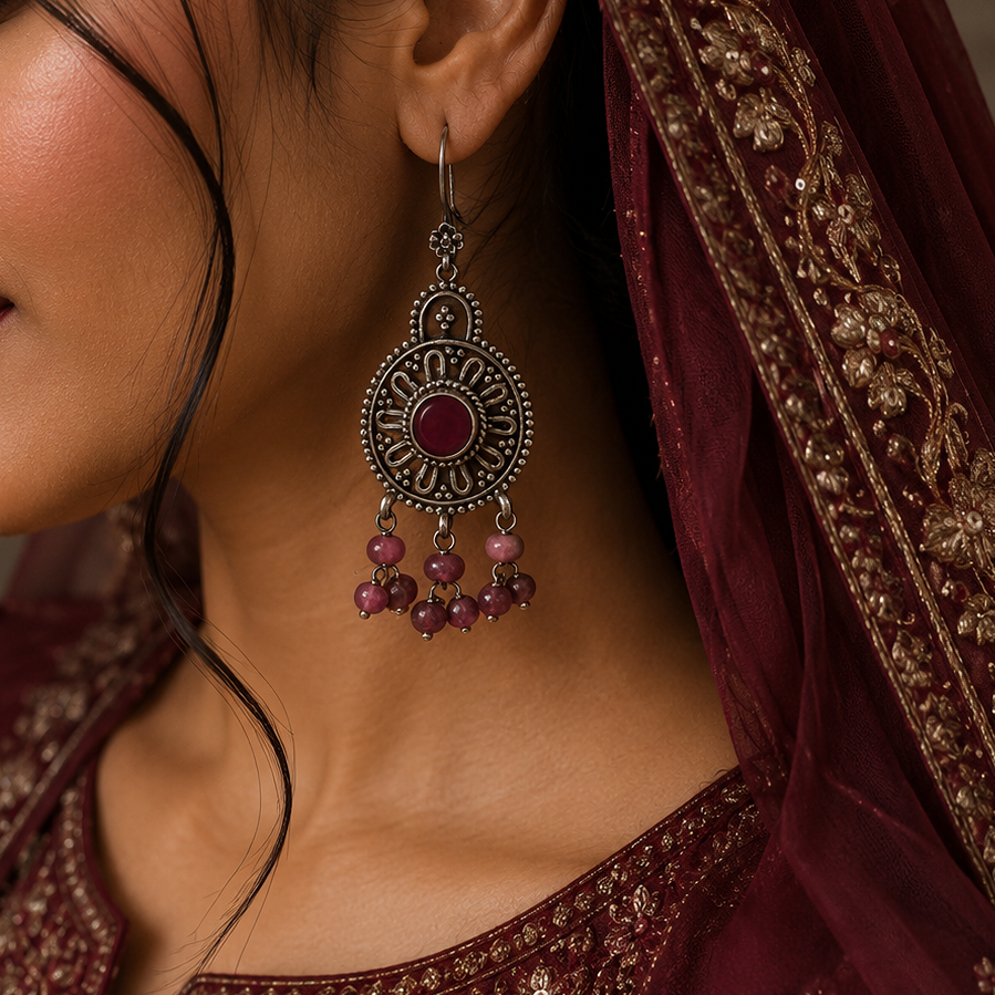 OXIDISED EARRINGS