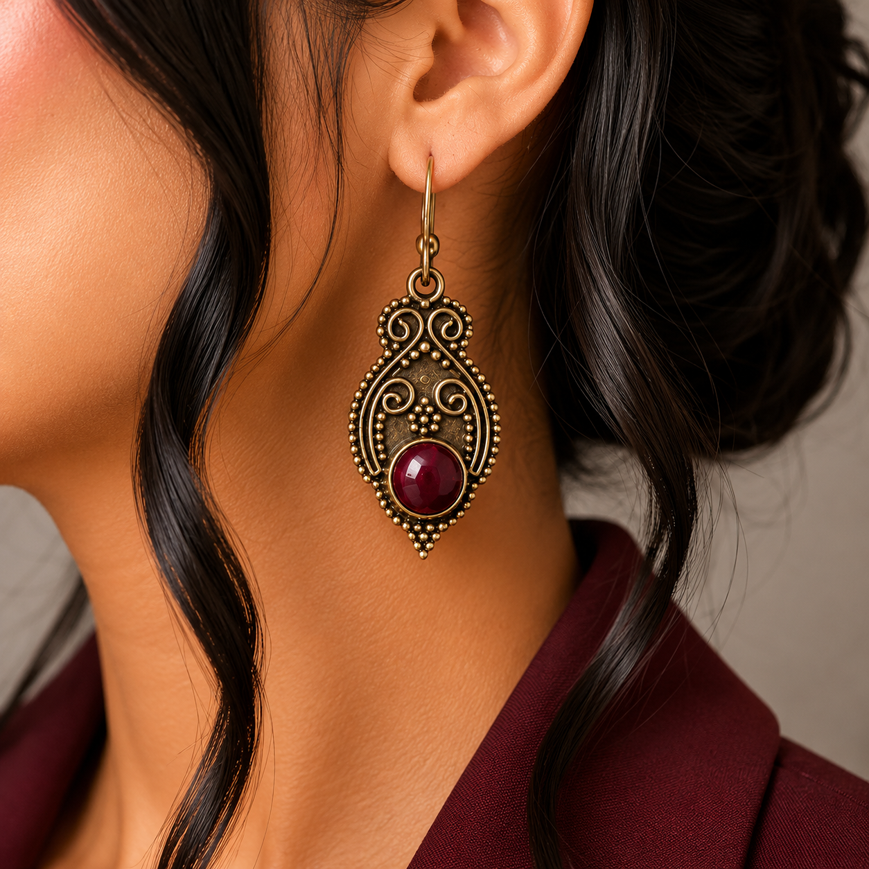 OXIDISED EARRINGS