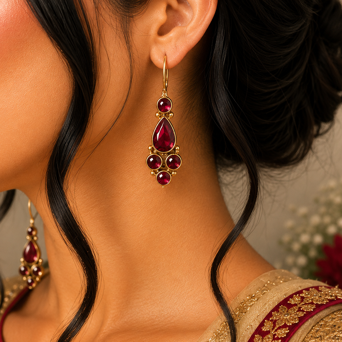 OXIDISED EARRINGS