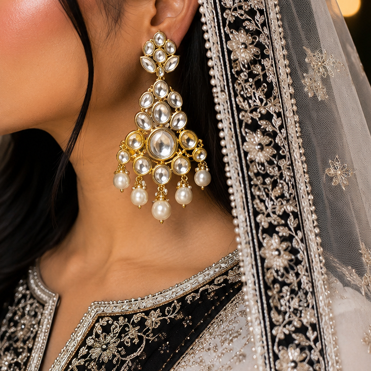 Antique kundan Earring