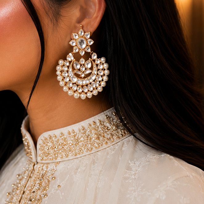 Antique kundan Earring