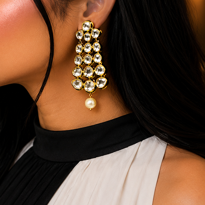 Antique kundan Earring