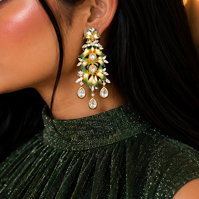 Antique kundan Earring