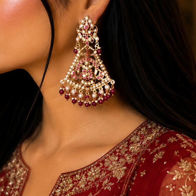 Antique kundan Earring