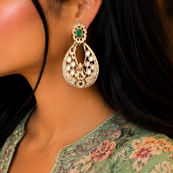 Antique kundan Earring