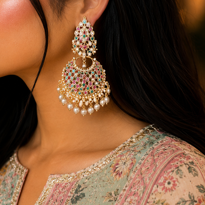 Antique kundan Earring