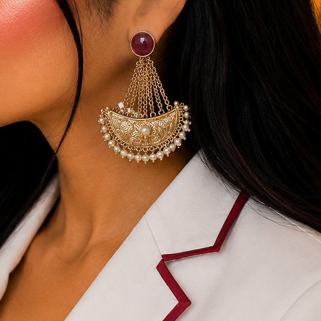 Antique kundan Earrings
