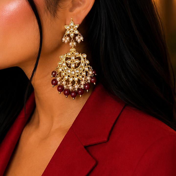 Antique kundan Earrings