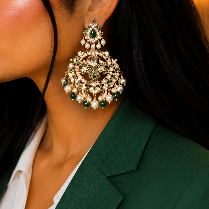 Antique kundan Earrings