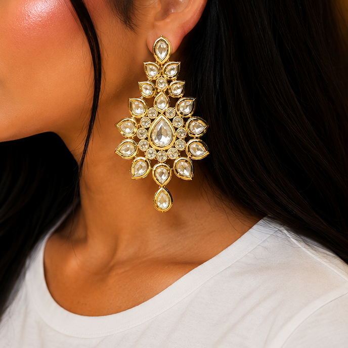 Antique kundan Earrings