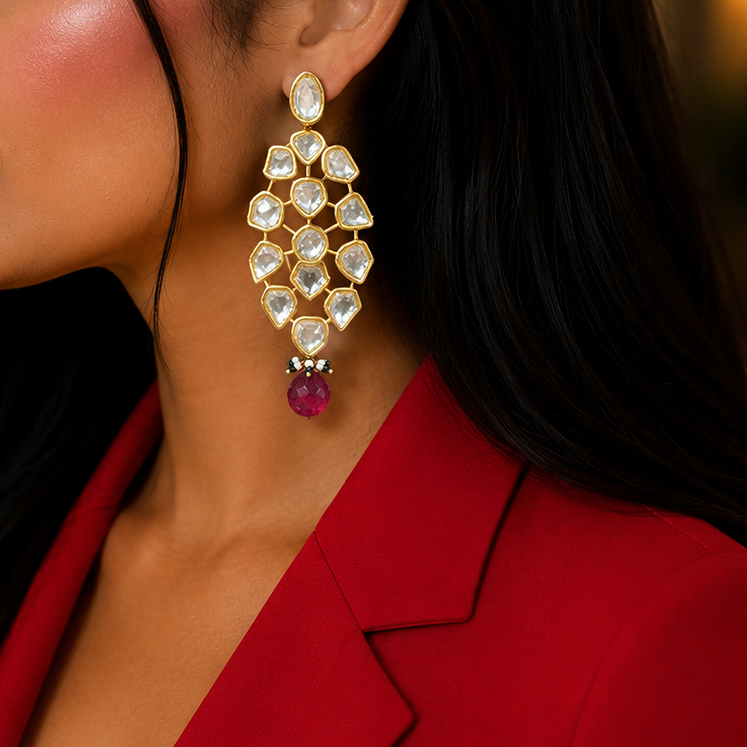 Antique kundan Earrings