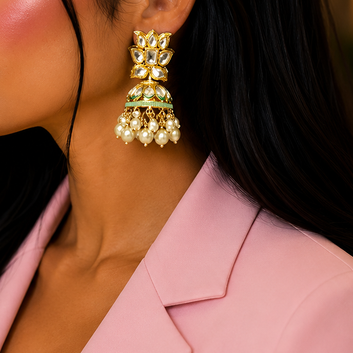 Antique kundan Earrings