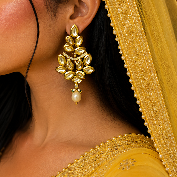 Antique kundan Earrings