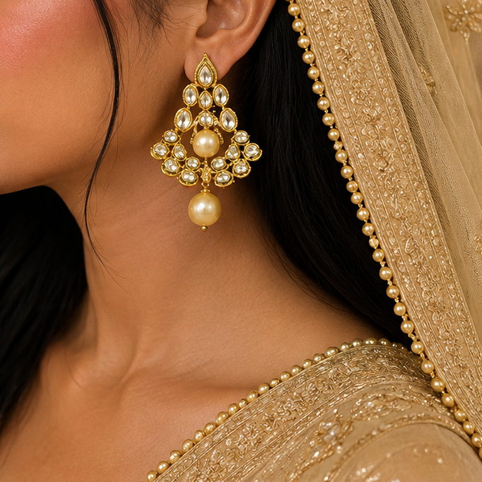 Antique kundan Earrings