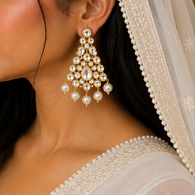 Antique kundan Earring