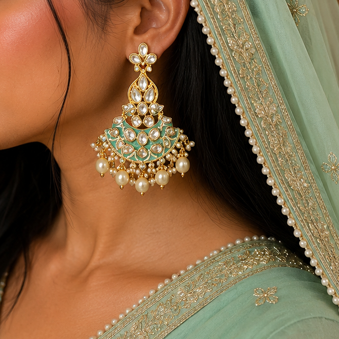 Antique kundan Earring