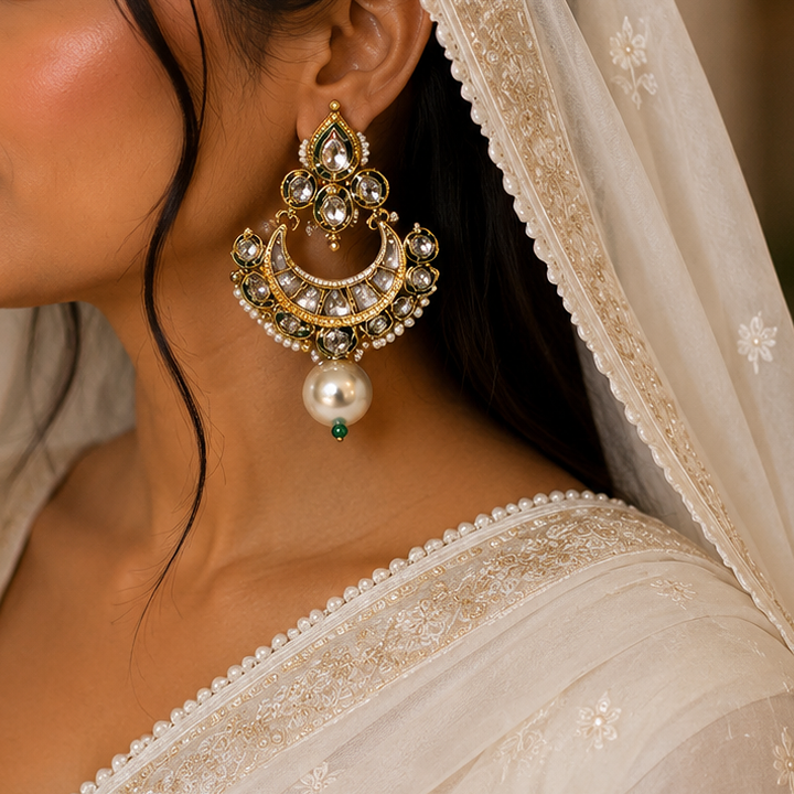 Antique Kundan Earring