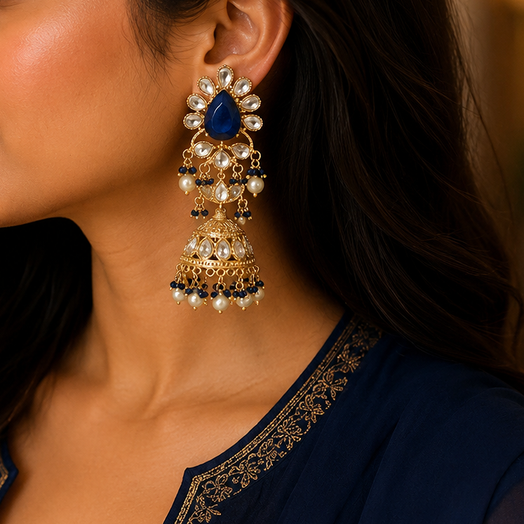 Antique Kundan Earring