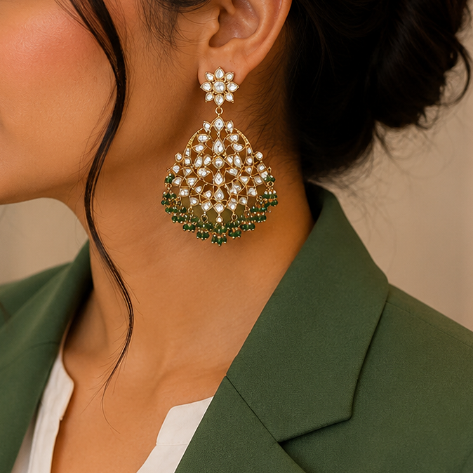 Antique Kundan Earring