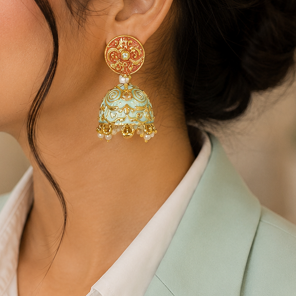 Antique Kundan Earring