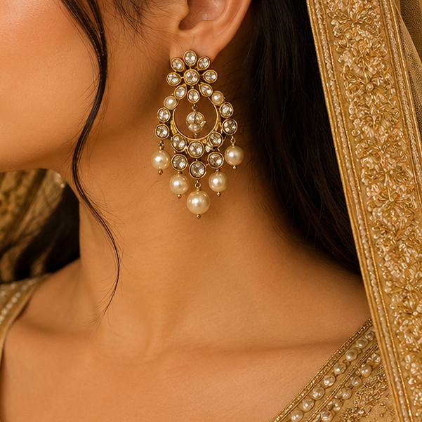 Antique Kundan Earring