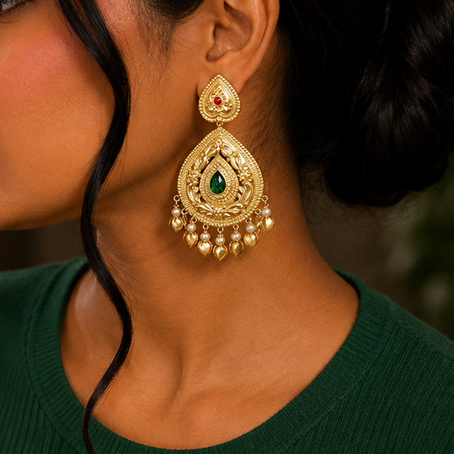 Antique Kundan Earring