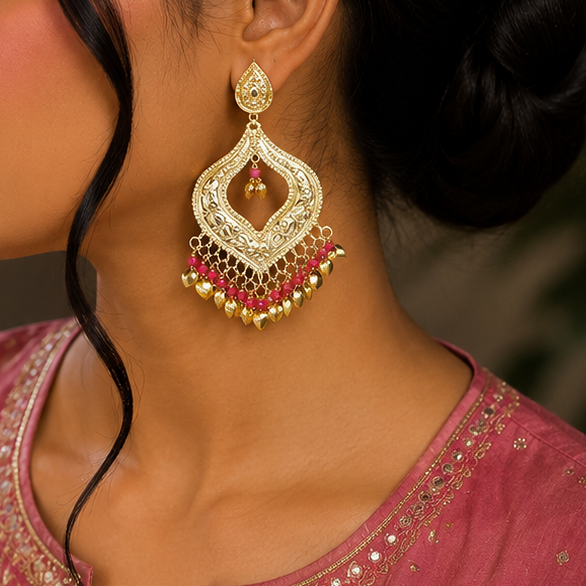 Antique Kundan Earring
