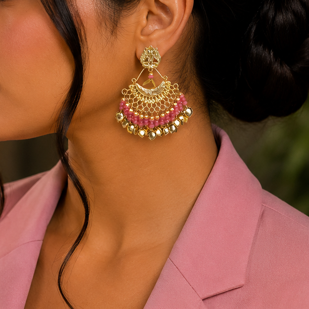 Antique Kundan Earring