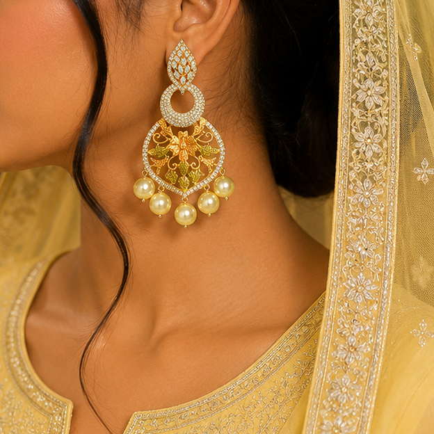 Antique Kundan Earring