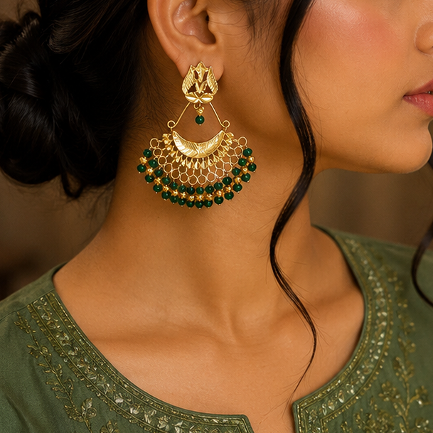 Antique Kundan Earring