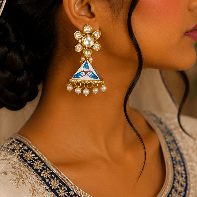 Antique Kundan Earring