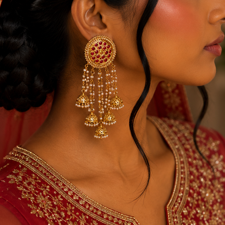 Antique Kundan Earring