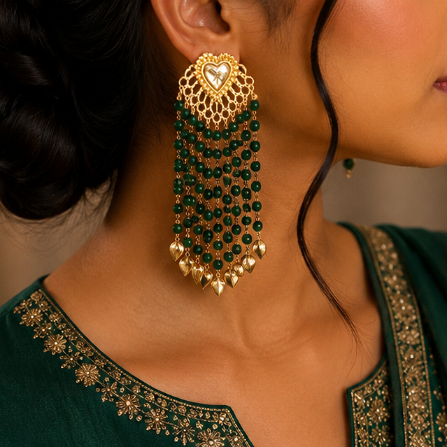 Antique Kundan Earring