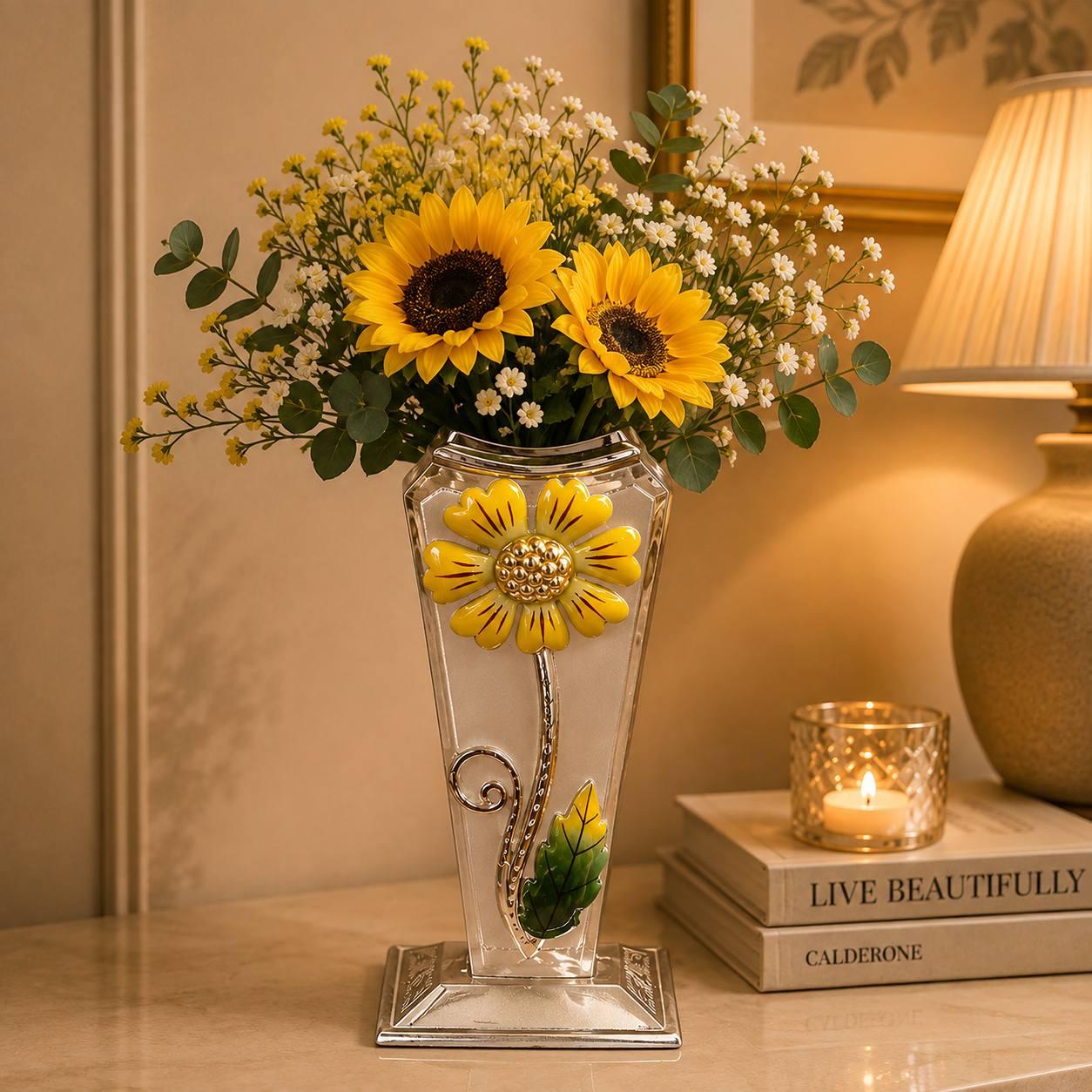 Iconic Silver Flowerpot