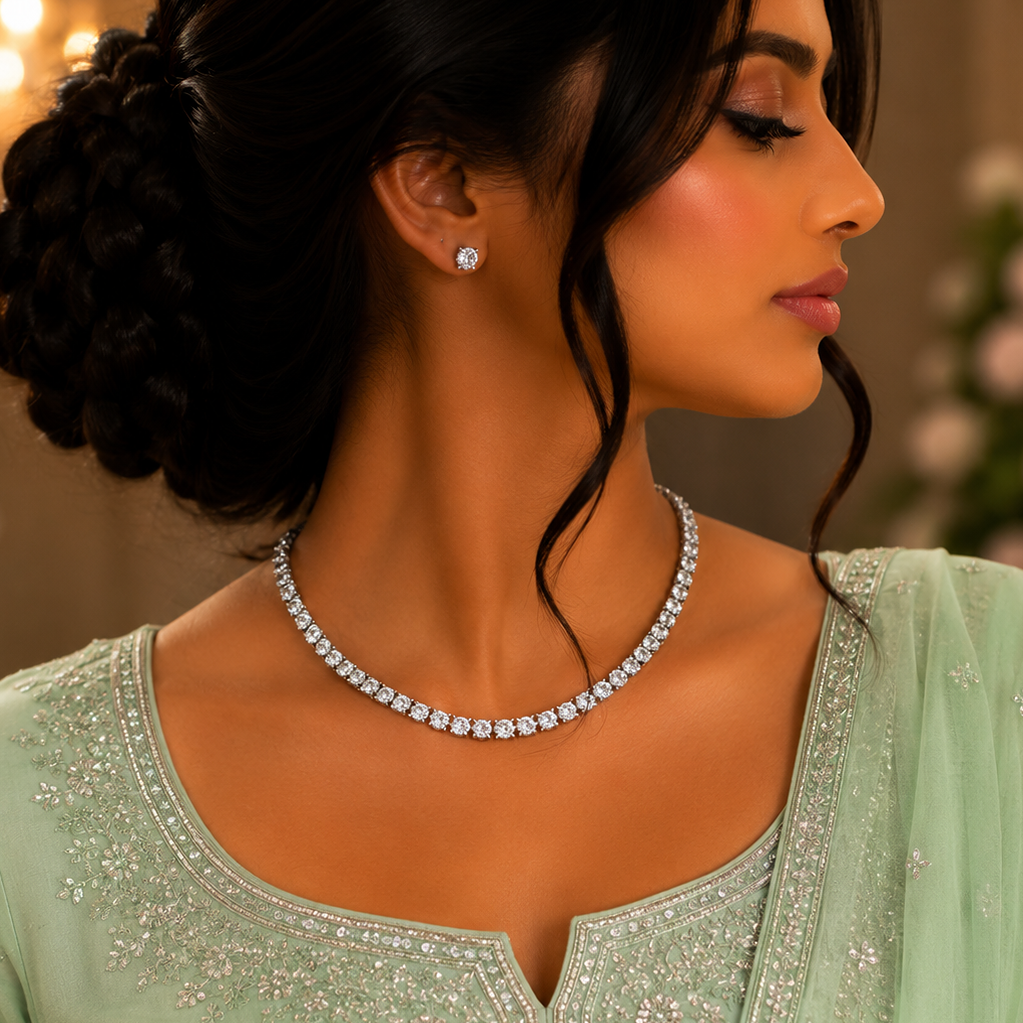 Iconic Diamond Looks Necklace Set