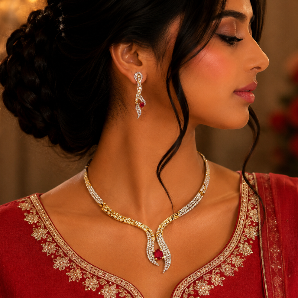 Iconic Diamond Looks Necklace Set