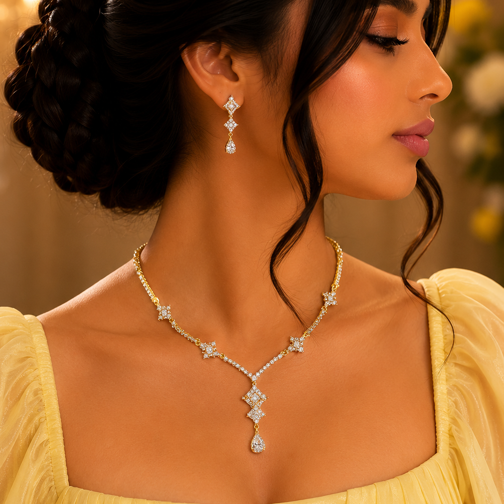 Iconic Diamond Looks Necklace Set