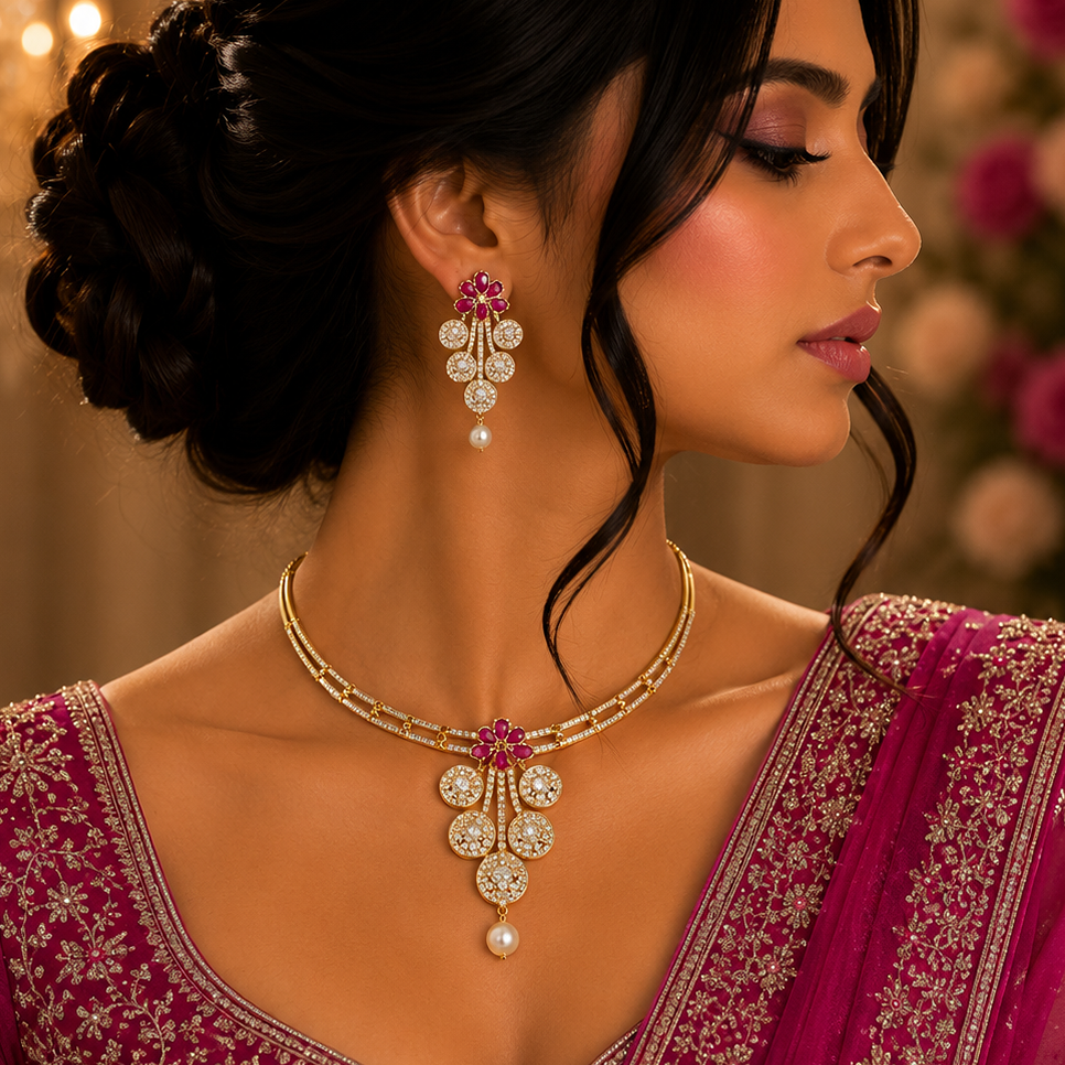 Iconic Diamond Looks Necklace Set
