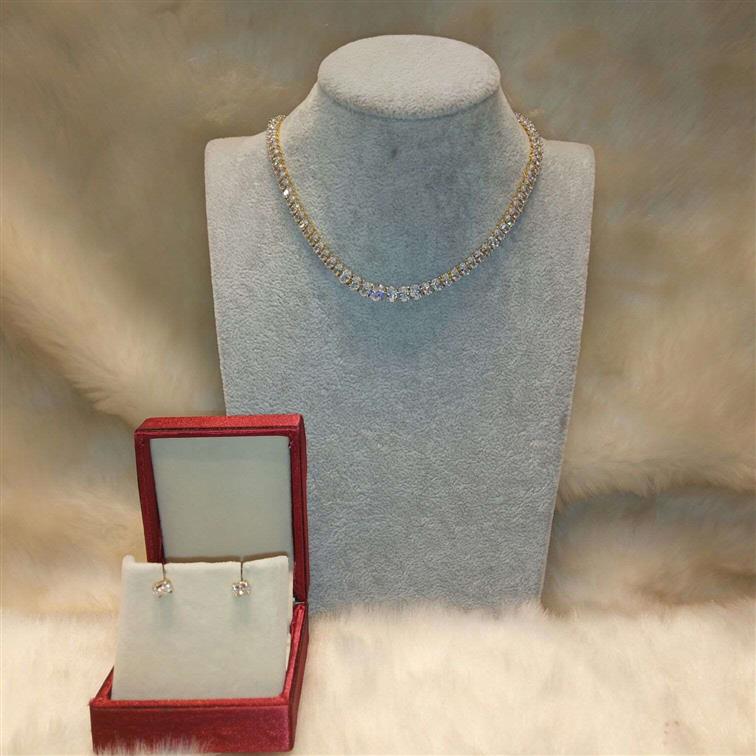 Iconic Daimond Look Necklace Set