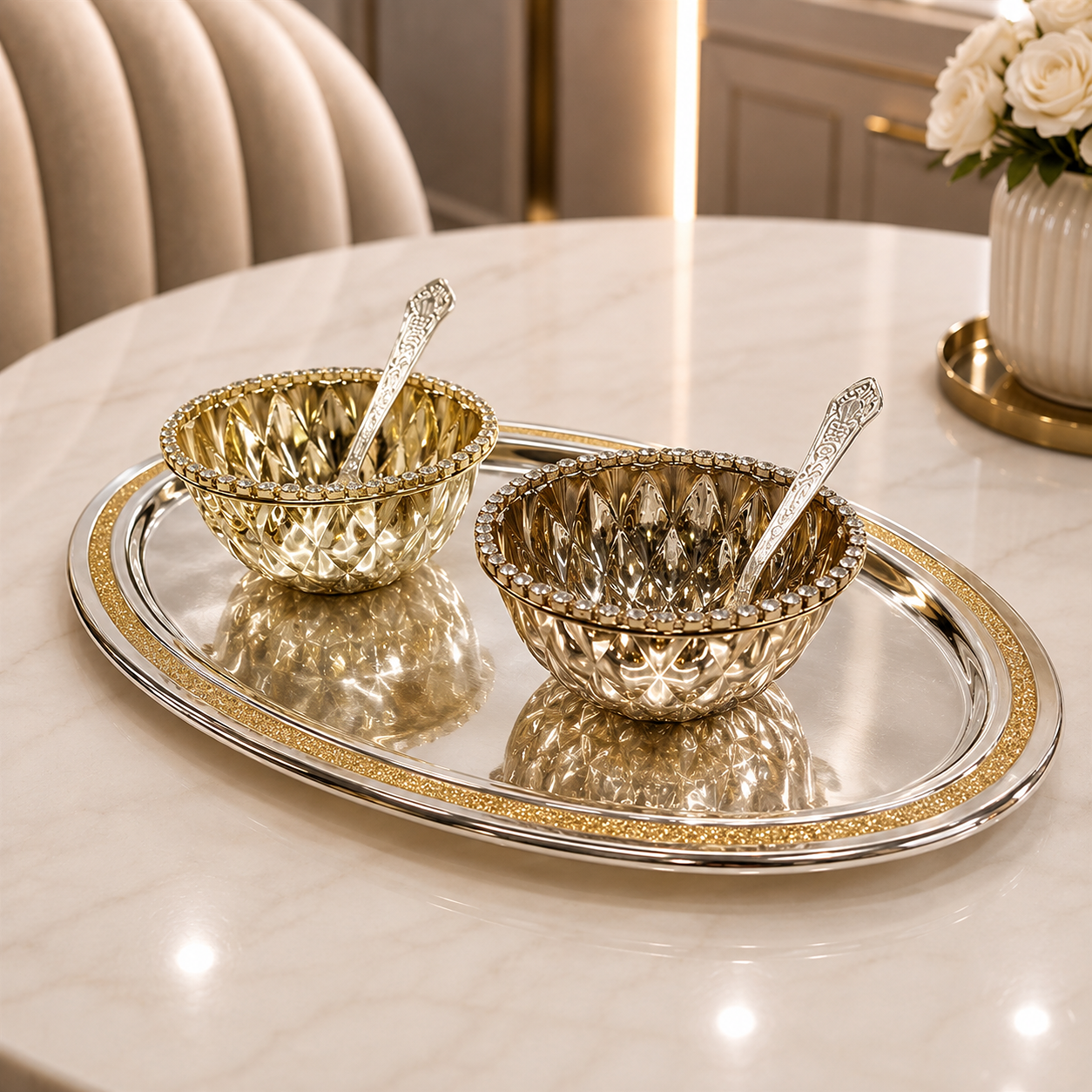 Bowls + Tray