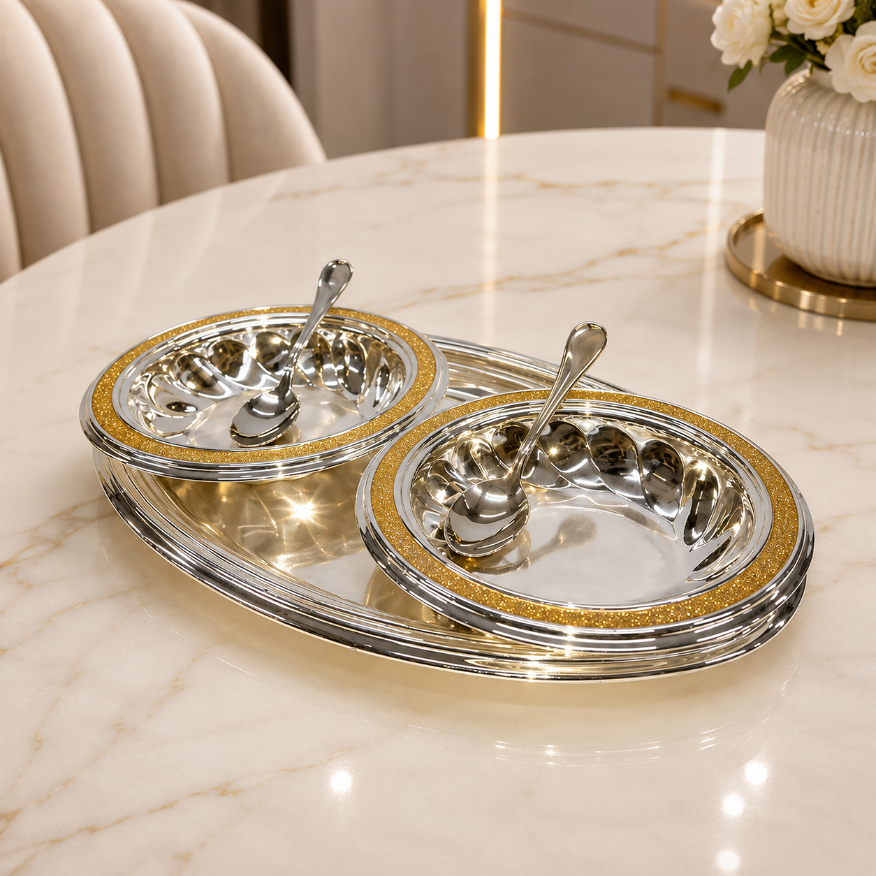 Bowls + Tray