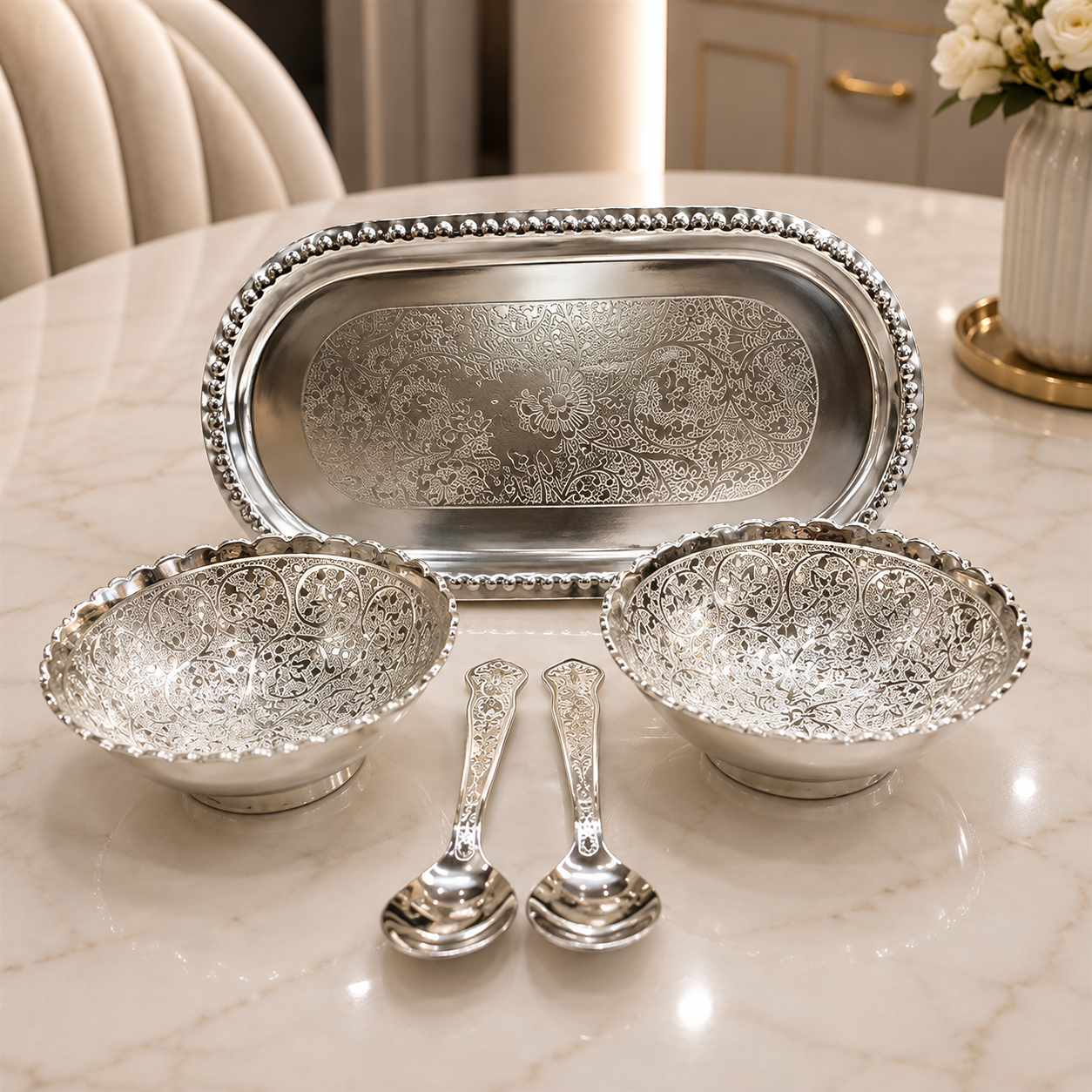 Bowls + Tray